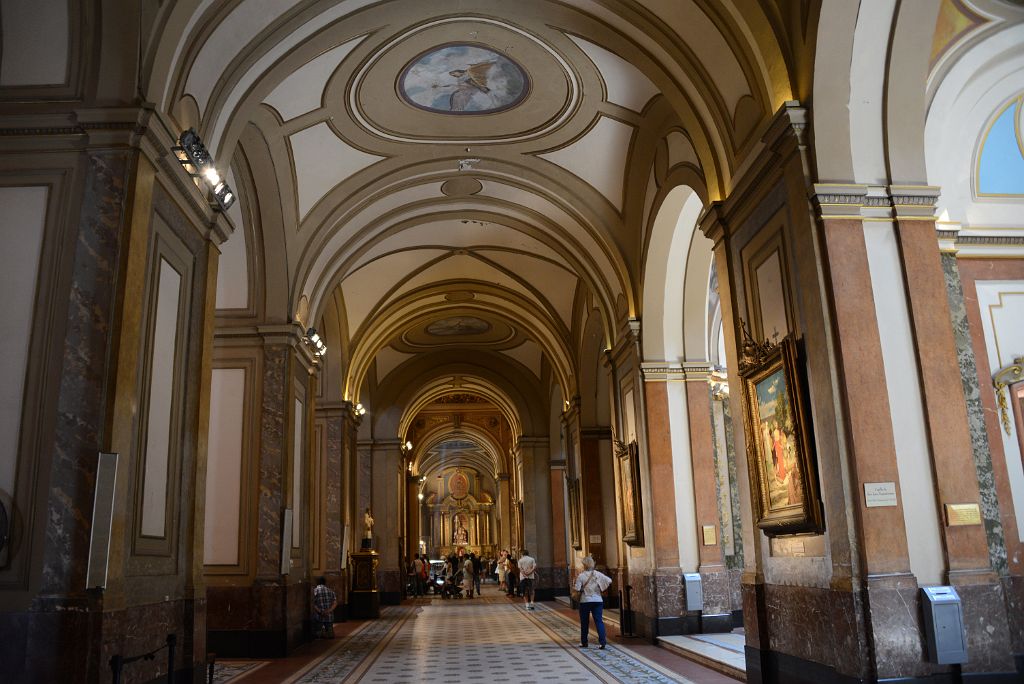 23 Looking Up The Right Nave Catedral Metropolitana Metropolitan Cathedral Buenos Aires